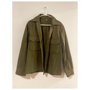 Super cool thick vintage military jacket